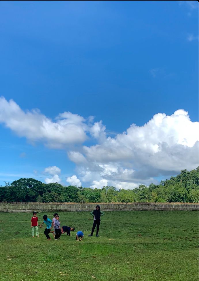 Pemandangan Alam di desa Kuala Makmur